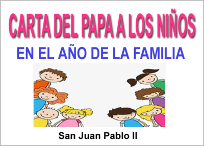 Libro eBook Carta del Papa a los Niños