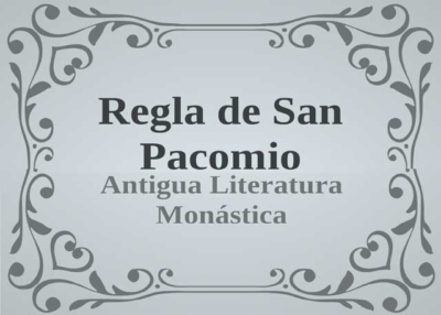 Libro eBook Regla de San Pacomio